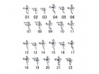 Single lever shower faucet