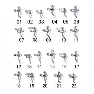 Single lever shower faucet